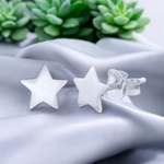 Mini 925 Sterling Silver Star Stadniny Kolczyki