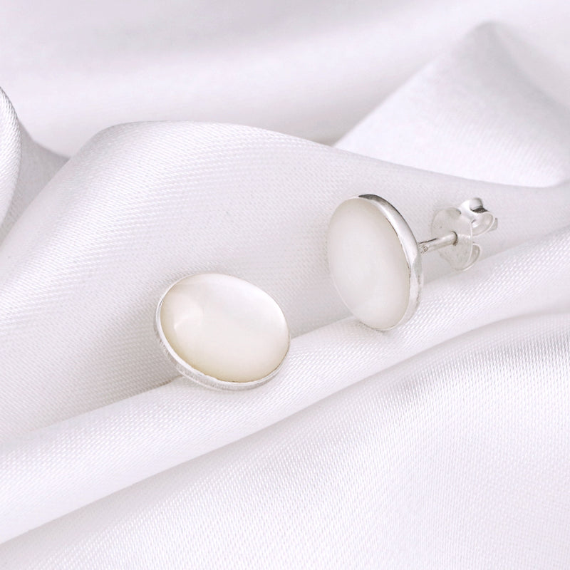 Pearl mini stadniny kolczyki - 925 Sterling Silver Minimalistyczne kolczyki - EAR925-128