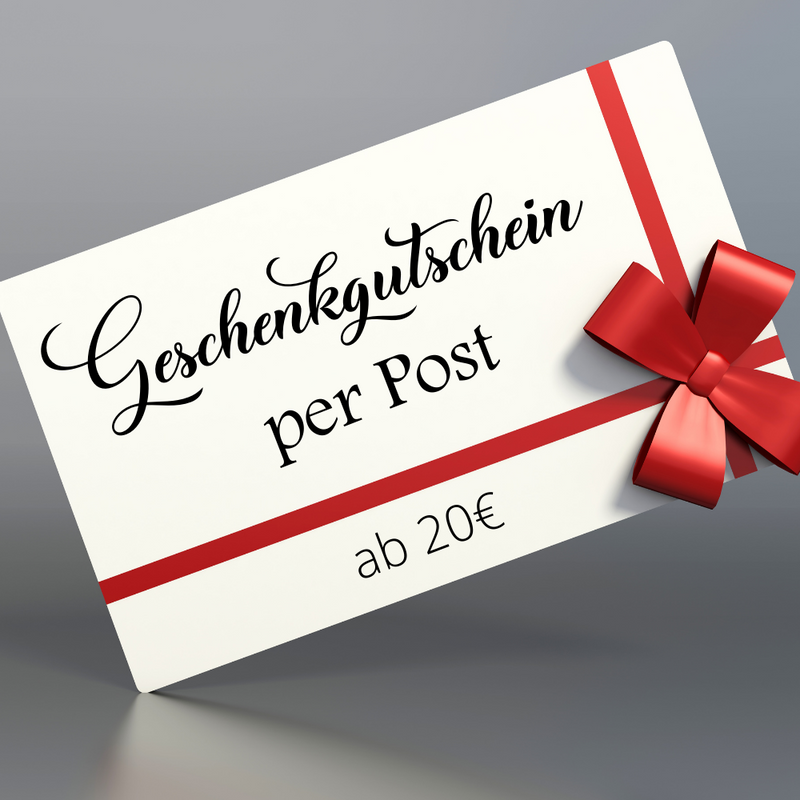 Gutschein per Post ab 20€