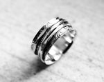 925 Sterling Silver Greating / Medytacja Ring - RG925-18