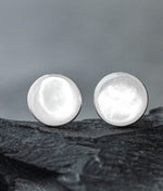 Pearl mini stadniny kolczyki - 925 Sterling Silver Minimalistyczne kolczyki - EAR925-128