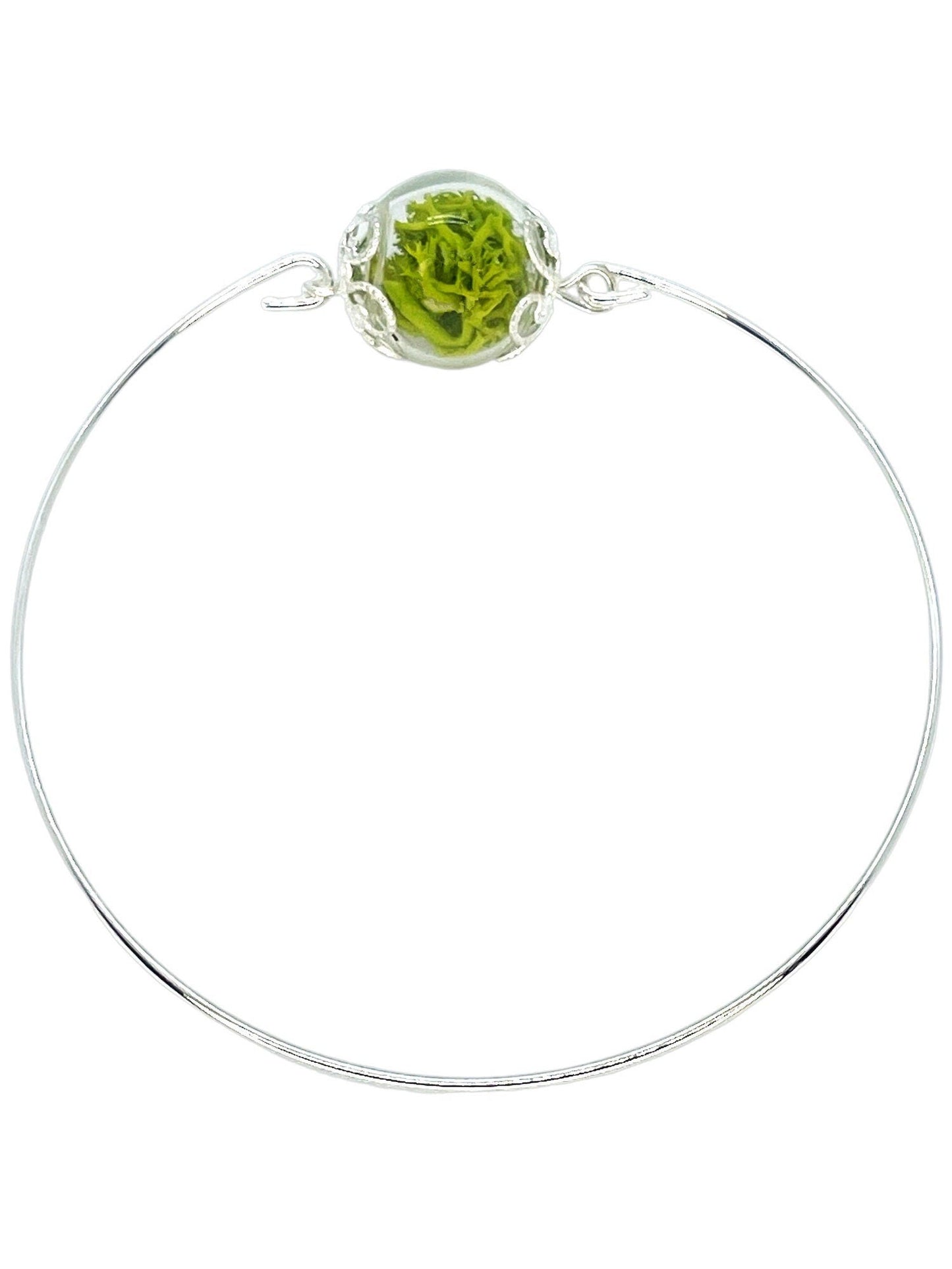 Oryginalna Green Moos Bangle - Minimalist Nature Jewelry - Retars 28